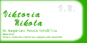 viktoria mikola business card